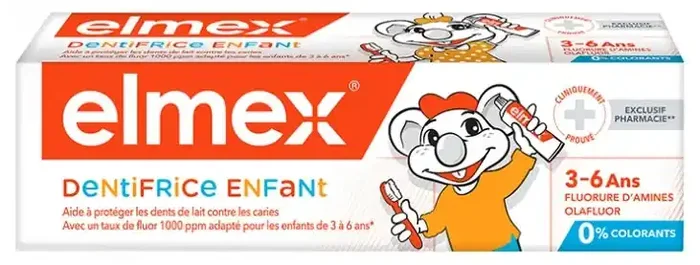 Elmex Enfants Dentifrice 3-6 Ans 50 ml