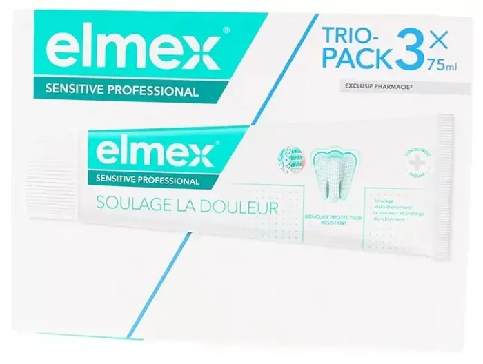 Elmex Sensitive Professional Lot 3 x 75 ML