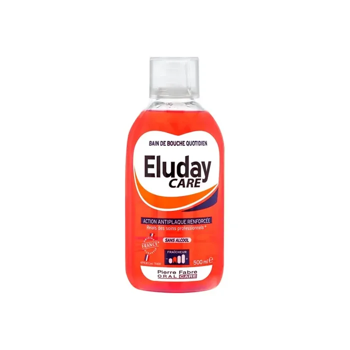 Eluday care bain de bouche quotidien antiplaque 500ml