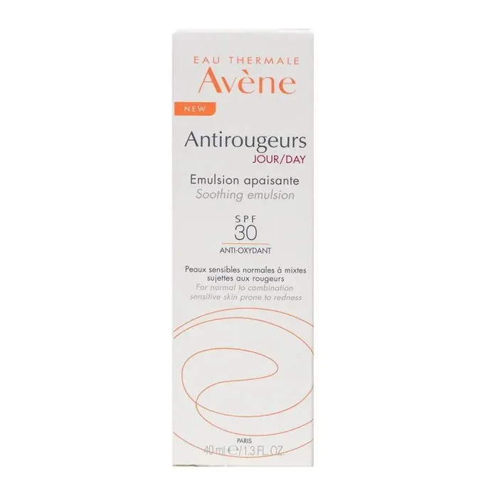 Emulsion hydratante apaisante antirougeurs SPF30 Avène 40 mL