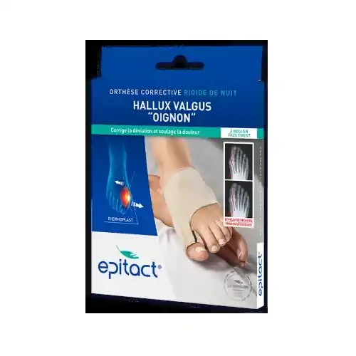 EPITACT HALLUX VALGUS / OIGNON Orthèse Corrective Rigide de Nuit – Taille L