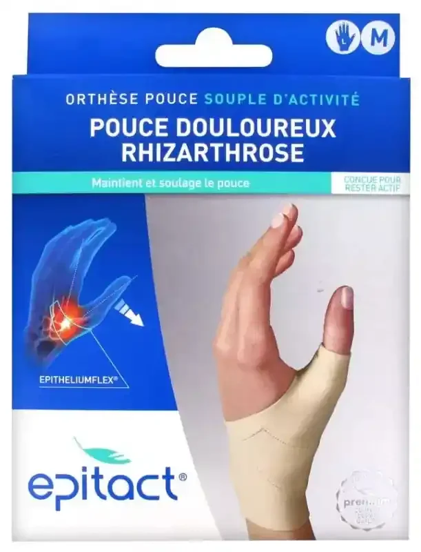 Epitact Orthèse Pouce Souple Gauche – Taille M