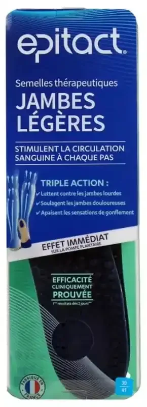 Epitact Semelles Jambes Légères – Taille 39-41