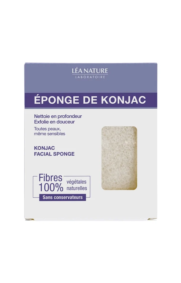 Éponge konjac sans conservateurs – Visage