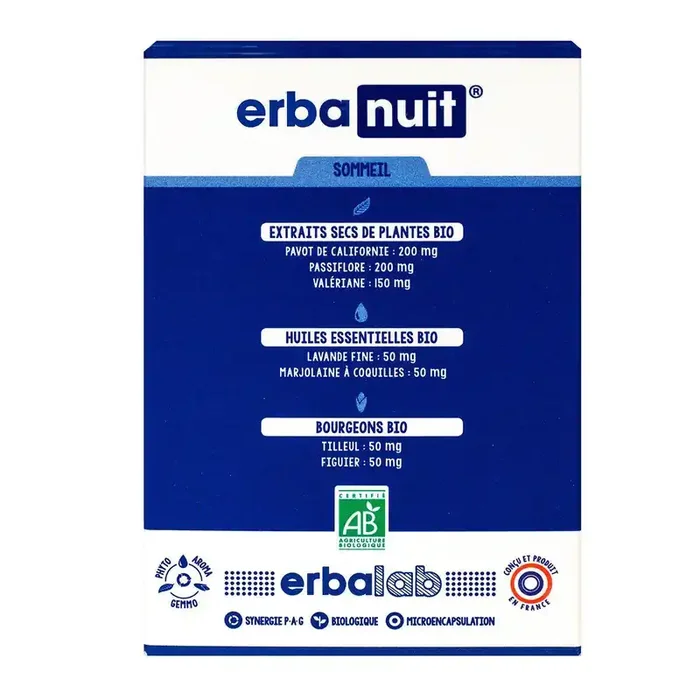 Erbanuit 30 gélules