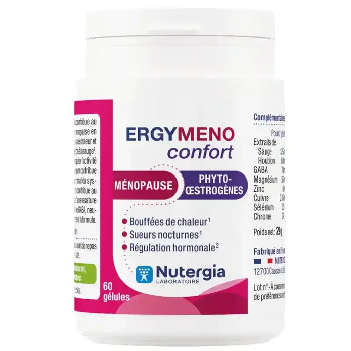 ERGYMENO CONFORT 60 GELULES NUTERGIA