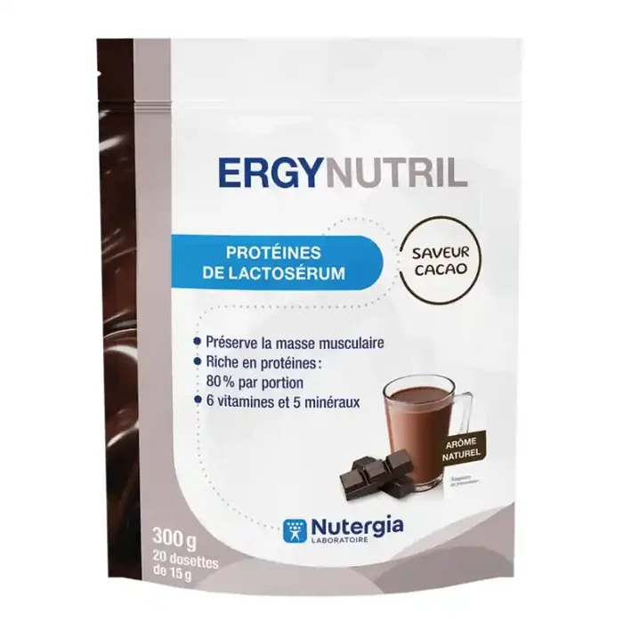 ERGYNUTRIL CACAO 300G NUTERGIA