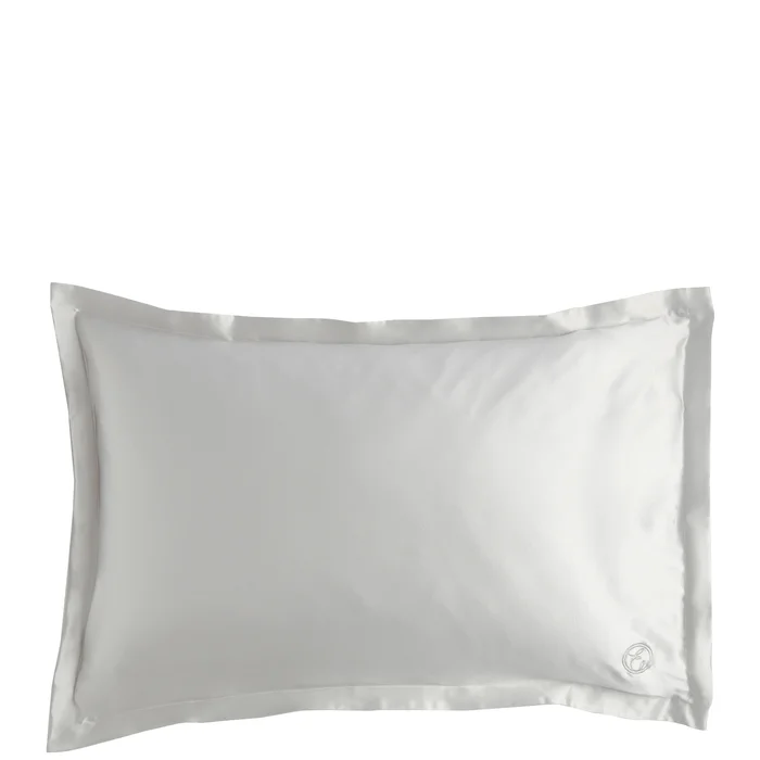ESPA Home Oxford Edge Silk Pillowcase – Moonlight Grey