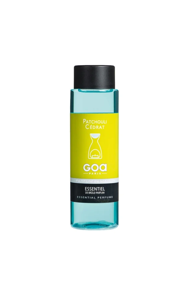 Essentiel de brûle-parfum – Patchouli & cédrat – 250 ml