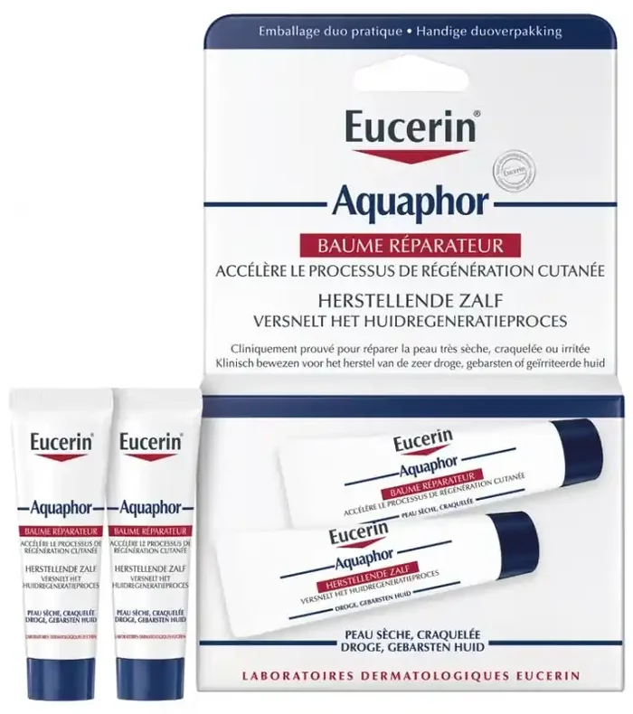Eucerin Aquaphor Baume Réparateur Cutané 2 X 10 ml