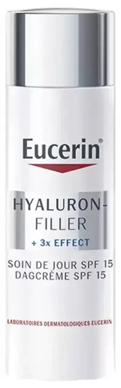 Eucerin Hyaluron-Filler + 3X Effect Soin de Jour Spf15 Peau Normale à Mixte 50 ml