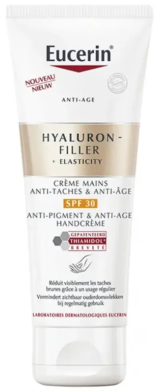 Eucerin Hyaluron-Filler + Elasticity Crème Mains Anti-Taches SPF30 75 ml