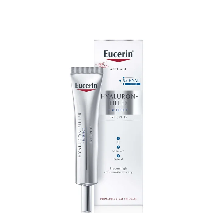 Eucerin® crème yeux acide hyaluronique anti-âge SPF 15 + protection UVA (15ml)