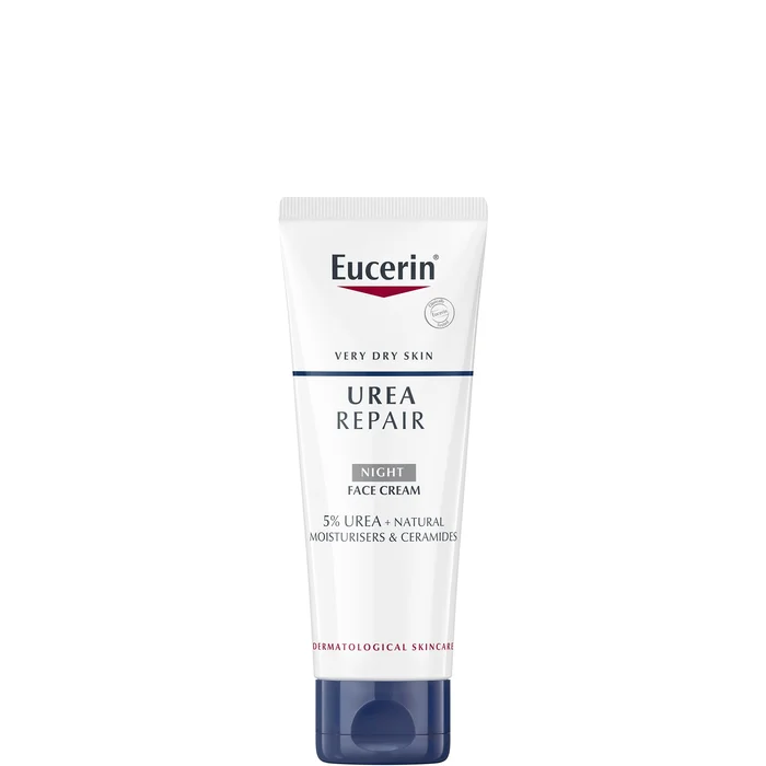 Eucerin® Dry Skin Replenishing crème de nuit visage 5% urée avec lactate (50ml)