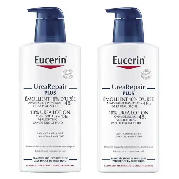 Eucerin UreaRepair Plus Emollient 10% D‘uree Peaux Seches 2x400ml