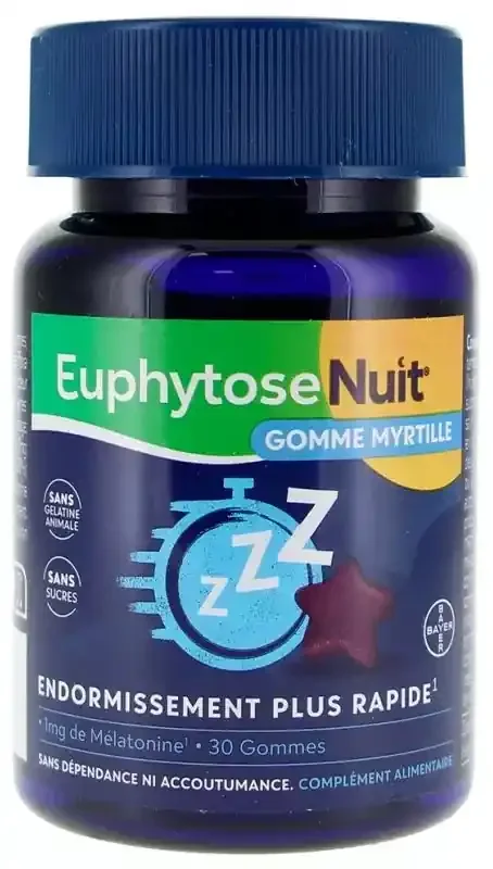 Euphytose Nuit 30 Unités – Goût Myrtille