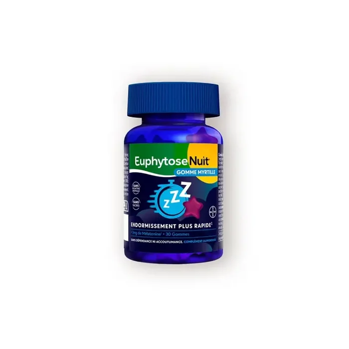 Euphytose Nuit gommes myrtille 30
