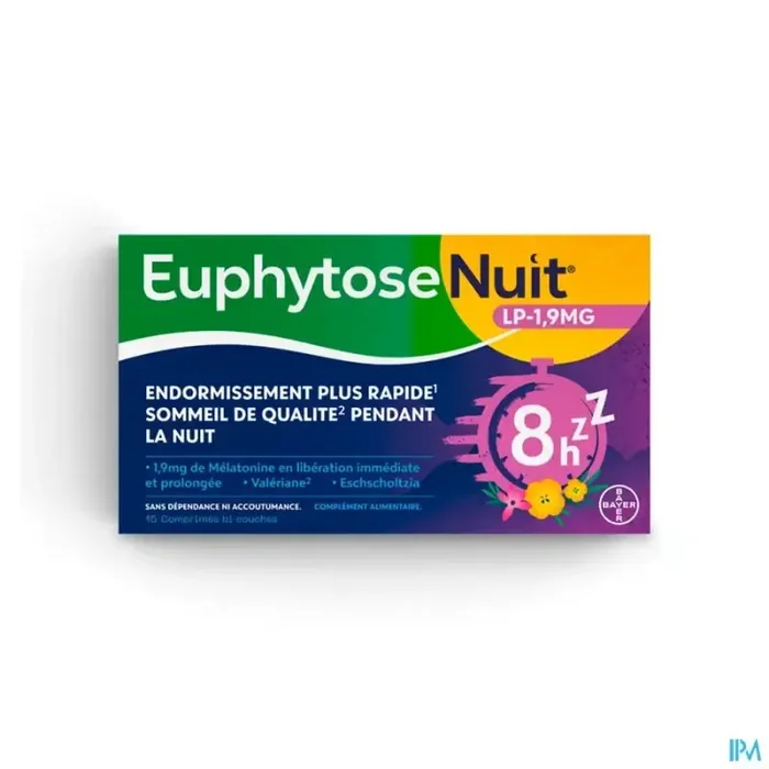 Euphytose Nuit LP 1,9mg comprimé à libération prolongée 30