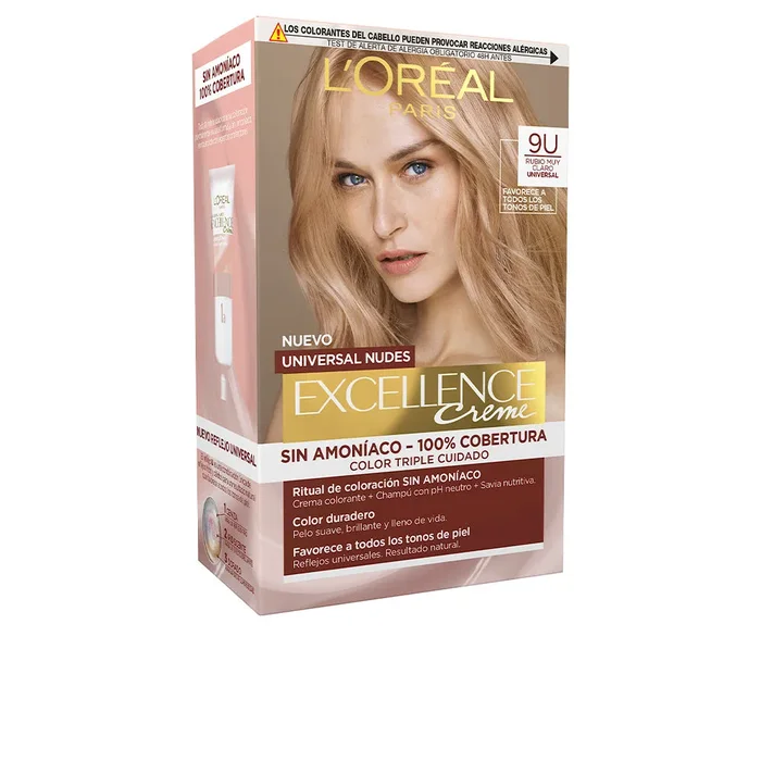 EXCELLENCE NUDES colorante #9u-biondo chiarissimo 5u