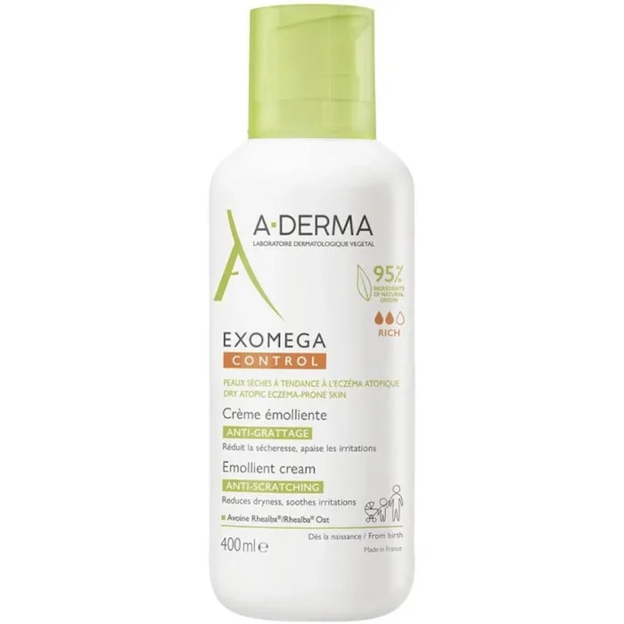 Exomega Control – Crème Emolliente Anti-Grattage 400 ml