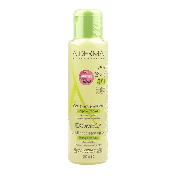 Exomega gel lavant émollient 2en1 500ml
