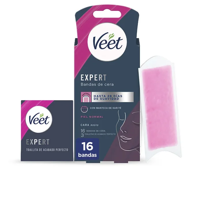 EXPERT FACIAL bandes de cire peau normale 16 u