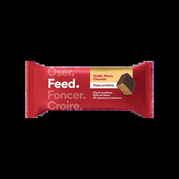 Feed Barre-repas Vanille-Pécan chocolat 100g
