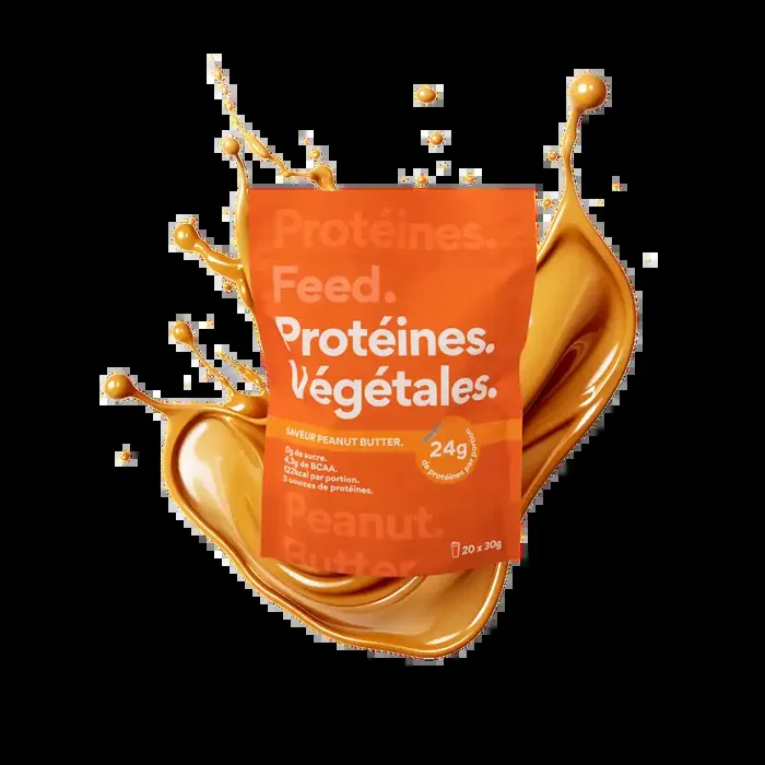 Feed Protéine Végétale PEANUT BUTTER (600 g, 20 portions)
