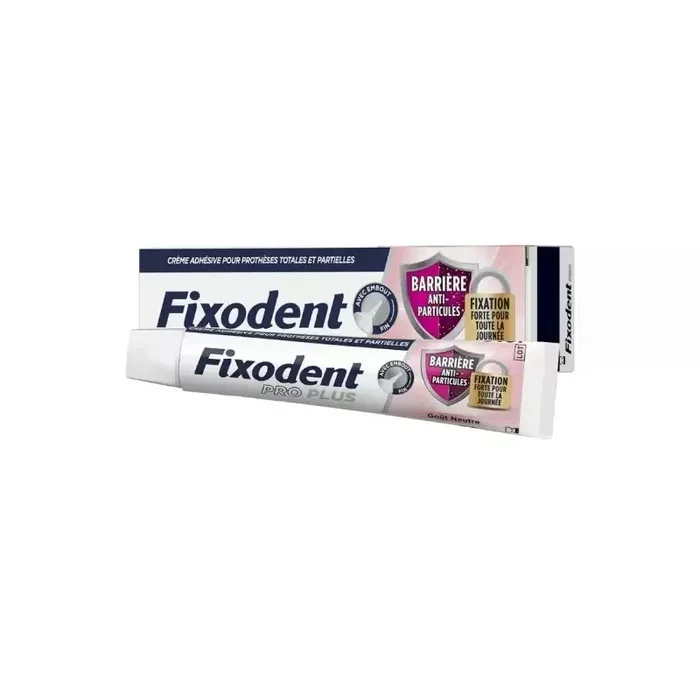 Fixodent pro plus la meilleure technologie antiparticules crème adhesive neutre 40g