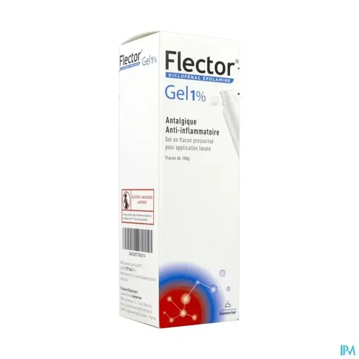 Flector 1% gel pour application locale 100g