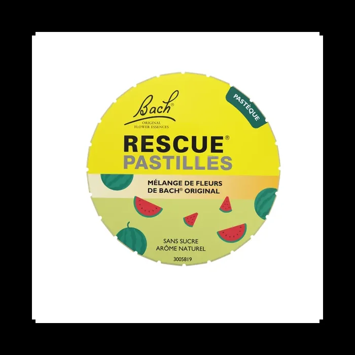 Fleurs De Bach Pastilles Rescue Pastèque 50 g