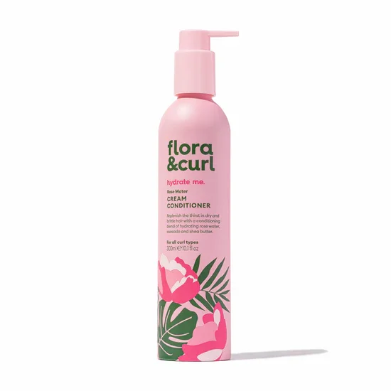 Flora&Curl Organic Rose & Honey Cream Conditioner 300ml