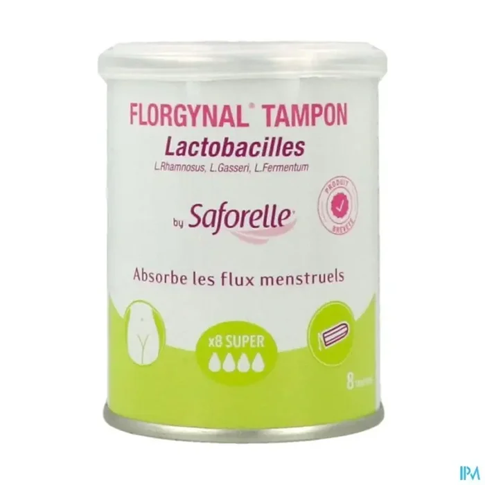 Florgynal tampon super boite de 8 tampon sans applicateur