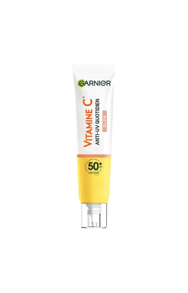 Fluide anti-tâches SPF 50+ – Glow – Vitamine C – Visage – 40 ml