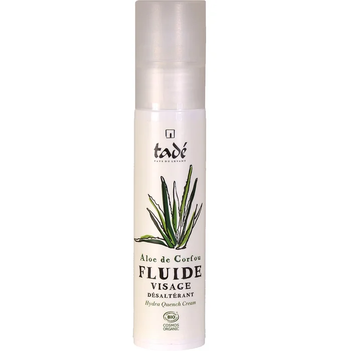 Fluide désaltérant bio – Aloe de Corfou – Visage – 50 ml
