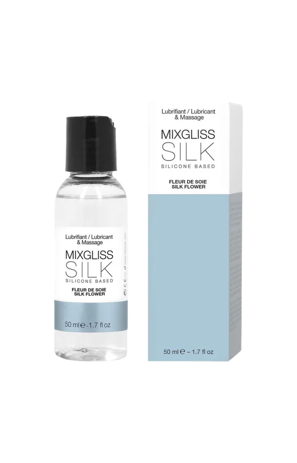 Fluide massage & lubrifiant à base de silicone – Fleur de soie – 50 ml