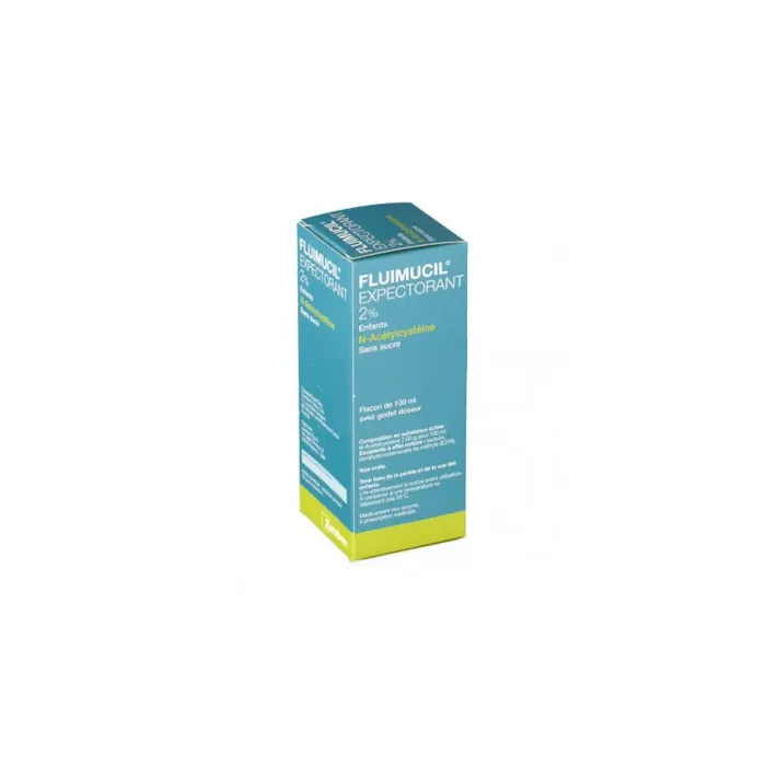 FLUIMUCIL EXPECTORANT ACETYLCYSTEINE 2 % ENFANTS SANS SUCRE solution buvable 100ml