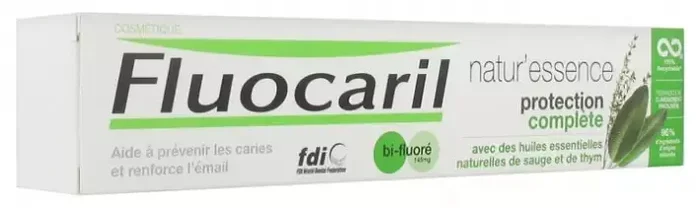 Fluocaril Natur‘Essence Dentifrice Protection Complète Bi-Fluoré 75 ml