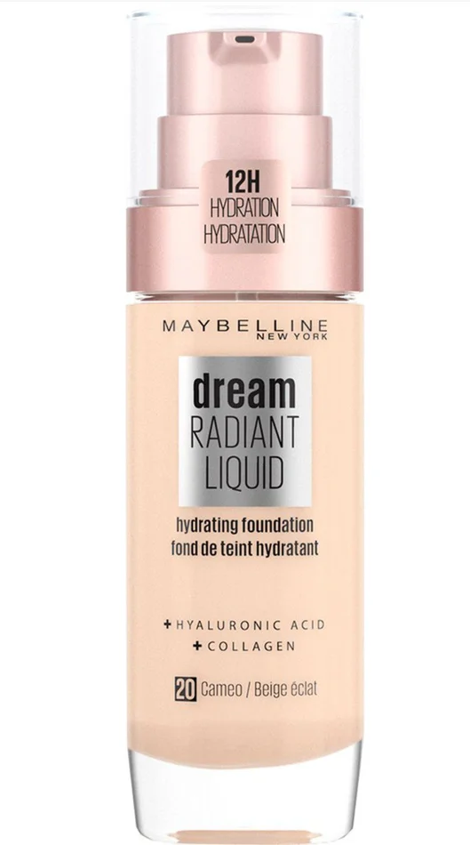Fond de teint liquide Dream Radiant de Maybelline 20 Cameo