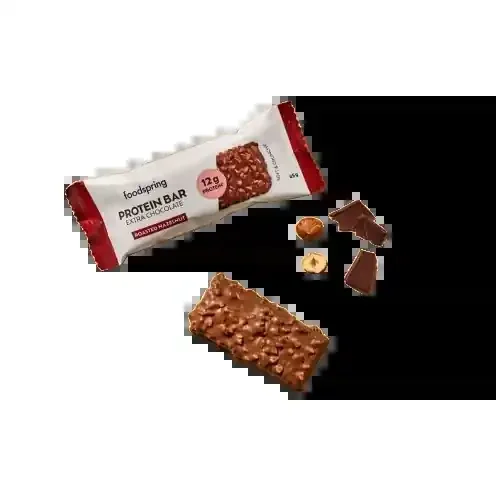 FOODSPRING BARRE PROTEINÉE Extra Chocolat Roasted Hazelnut – 45g