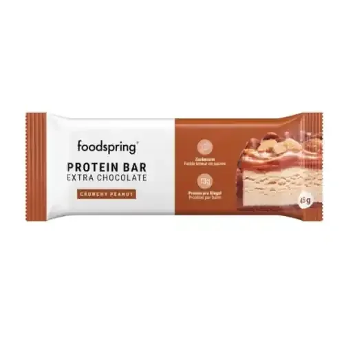 FOODSPRING BARRE PROTEINEE Extra Chocolate Crunchy Peanut – 45g