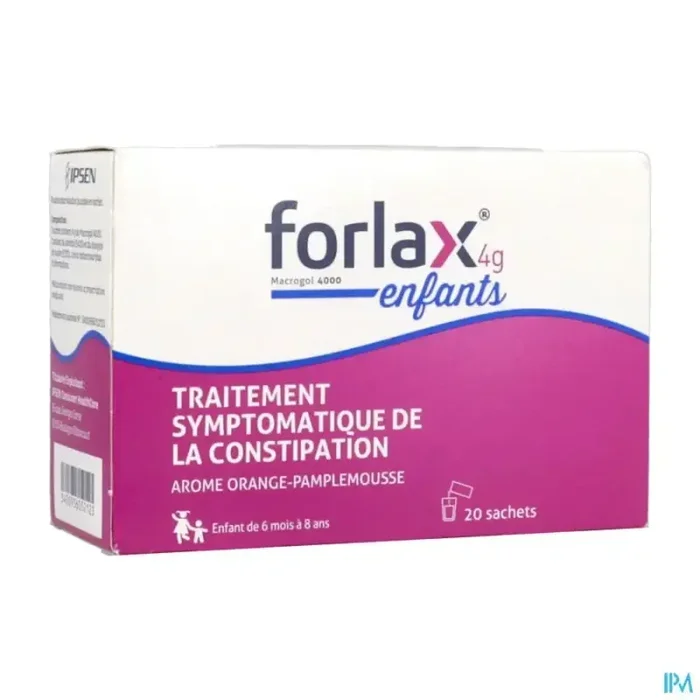 Forlax 4g poudre pour solution buvable sachet 20