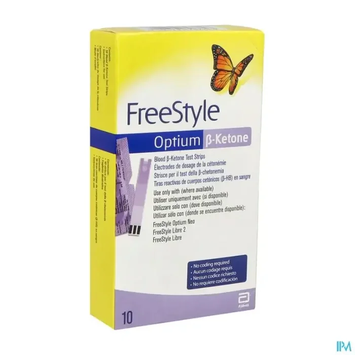 Freestyle optium beta cetone bandelette electrode 10