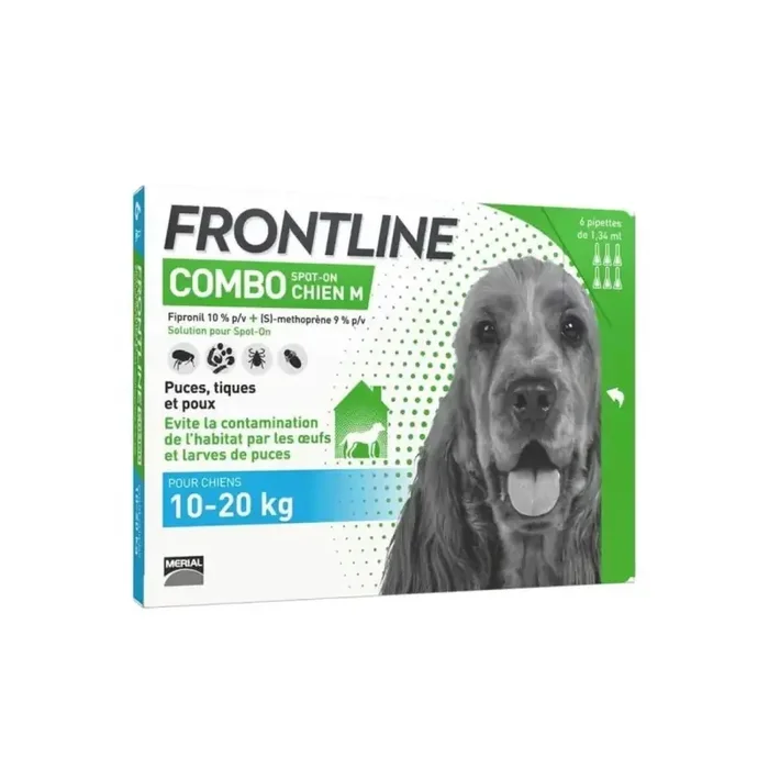 Frontline combo chien m spot on solution 1ml34 x3
