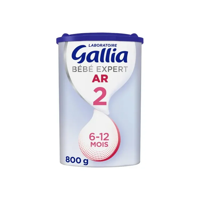 Gallia Bebe Expert 2 AR lait 6-12 mois anti-regurgitations 800gr
