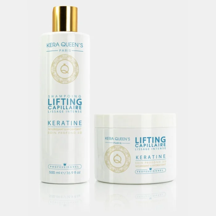 Gamme Lifting Kératine intense – Shampoing 500ml + Soin 500ml