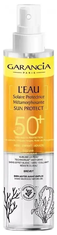 Garancia Solaire Eau Metamorphosante Protectrice Spf50+ – 150 ml