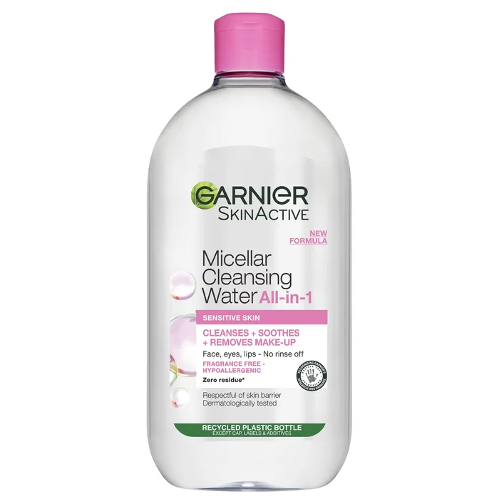 Garnier Eau micellaire Nettoyante et Démaquillante Peaux Sensibles 700 ml