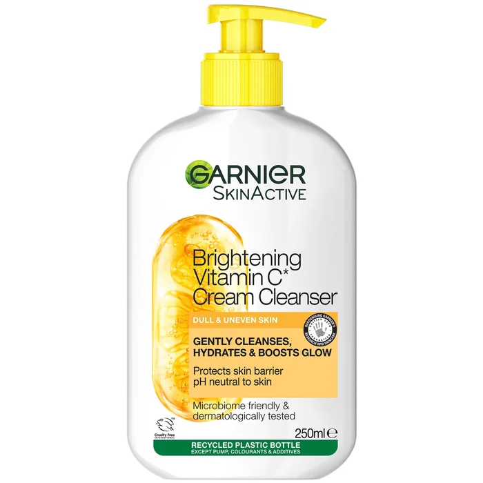 Garnier Skin Active Gel Nettoyant Booster d'Éclat à la Vitamine C 250 ml