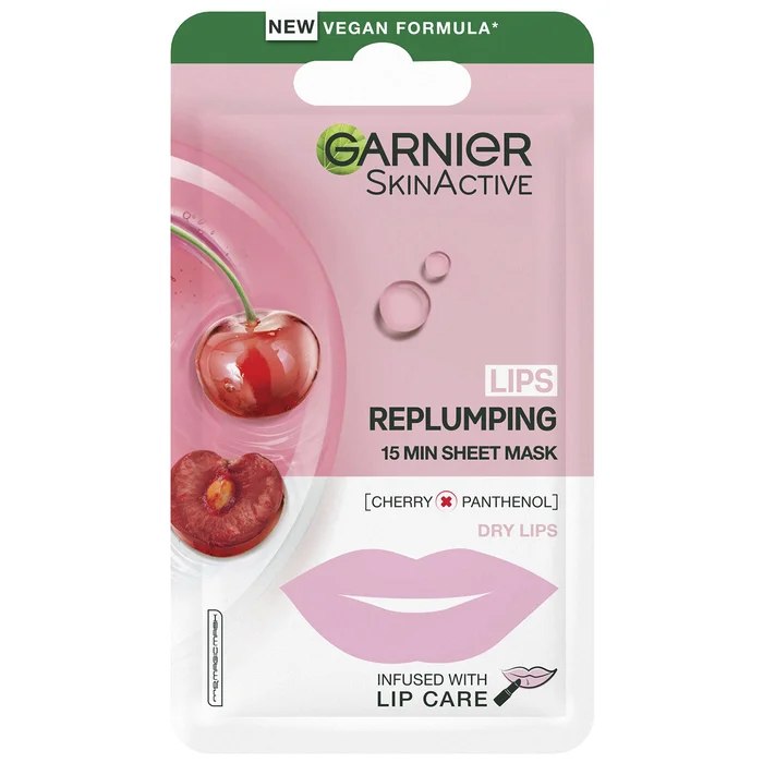 Garnier SkinActive Moisture Bomb Cherry Masque à lèvres 5g